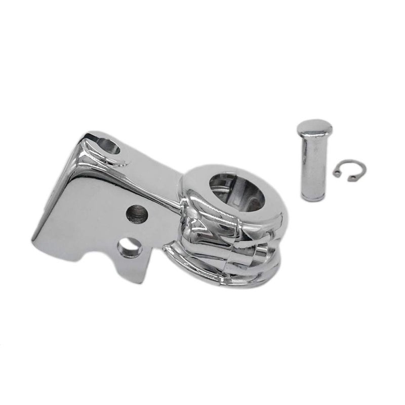 Chrome Clutch Lever Perch Holder Mount Bracket Clutch Bracket Aftermarket Part compatible with Harley Dyna 0817 Softail 0815 Street Bob FXDBWide Glide FXDWGSwitchback FLD
